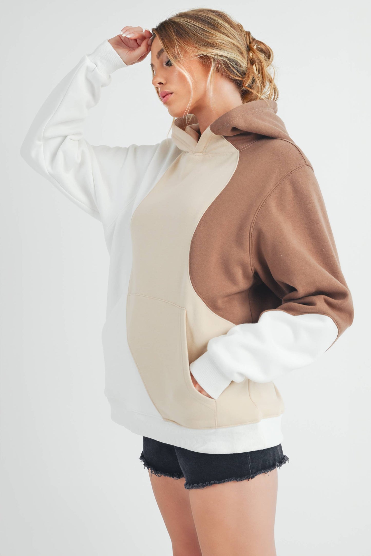987EK Wavey Hoodie: Gray / Contemporary / M