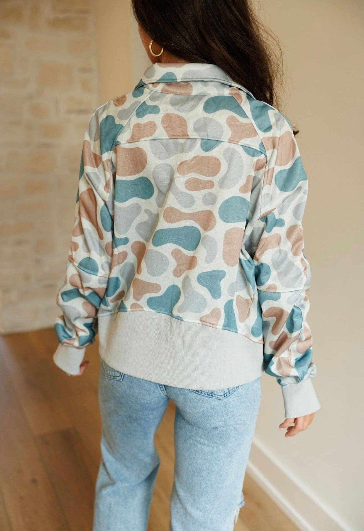 Camo Pullover: Small/Medium