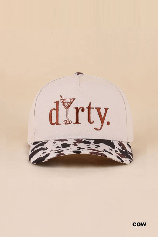 Dirty Martini Two Tone Cotton Hat - Zenana: COW-199722 / OS