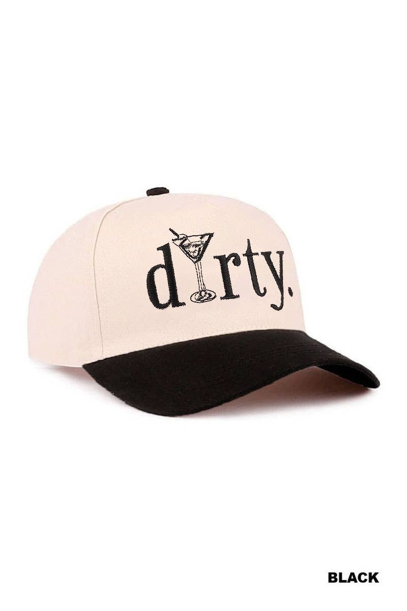 Dirty Martini Two Tone Cotton Hat - Zenana: COW-199722 / OS