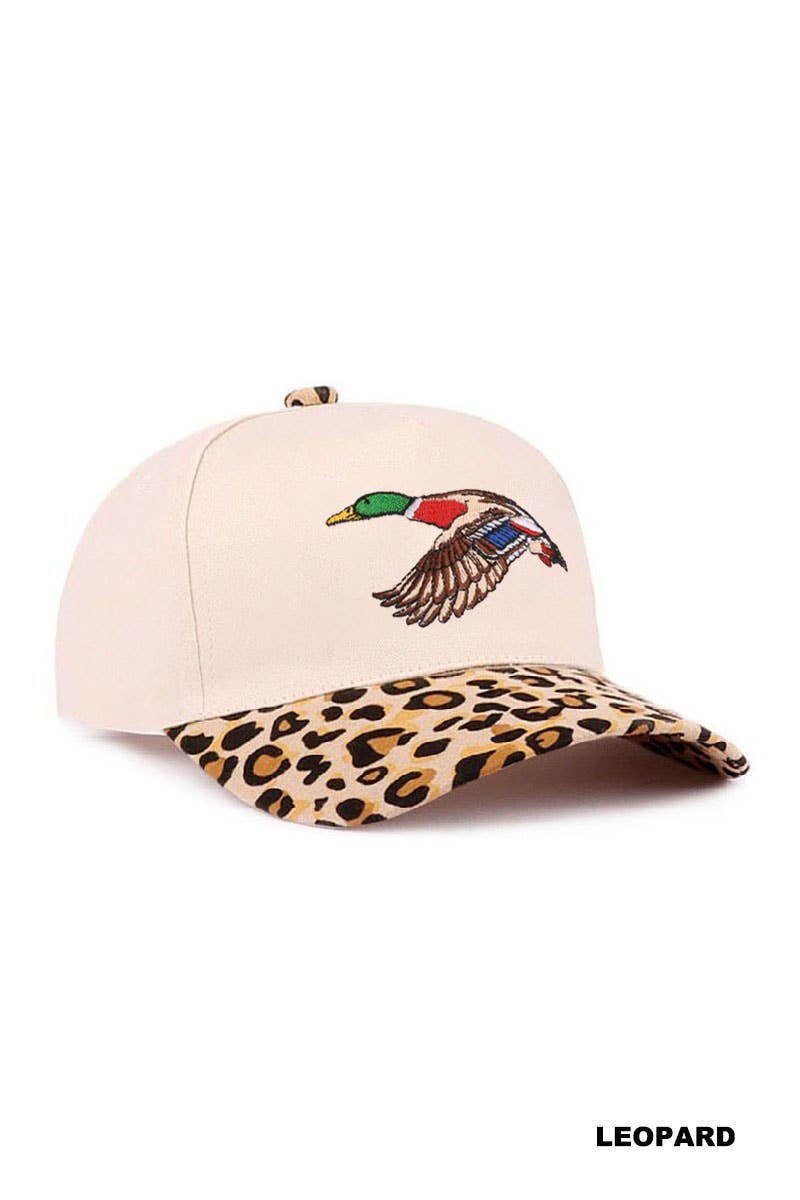 0414 Mallard Two Tone Cotton Hat SI-29715: FLORAL-197352 / OS