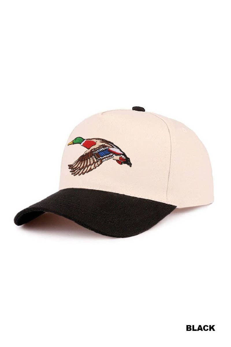 0414 Mallard Two Tone Cotton Hat SI-29715: FLORAL-197352 / OS