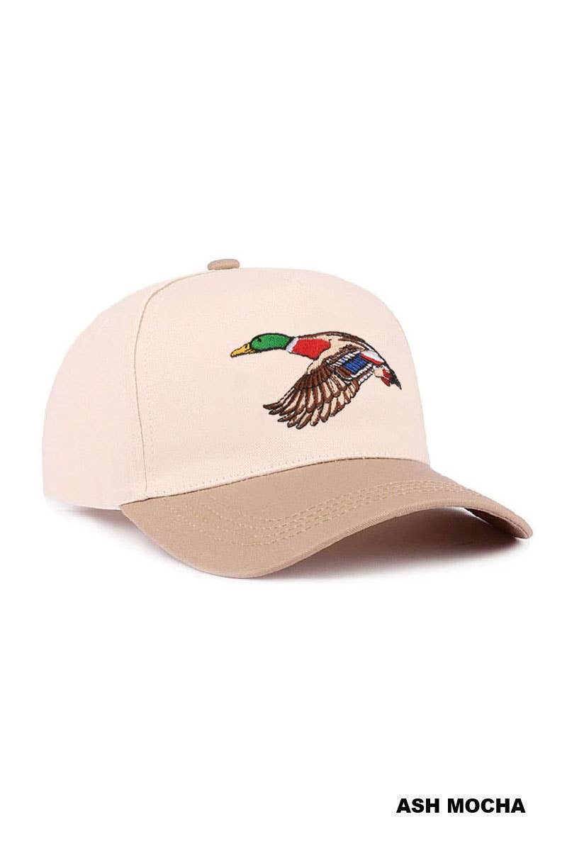 0414 Mallard Two Tone Cotton Hat SI-29715: FLORAL-197352 / OS