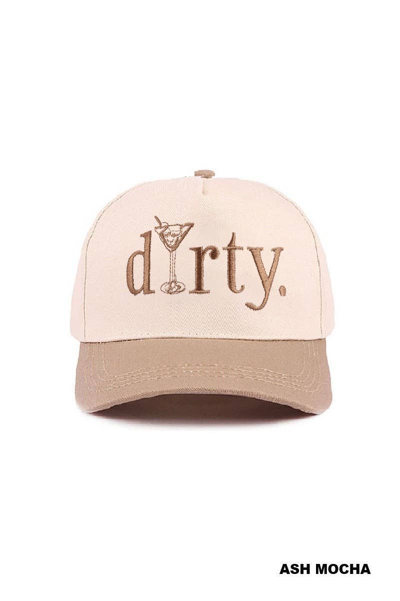Dirty Martini Two Tone Cotton Hat - Zenana: COW-199722 / OS
