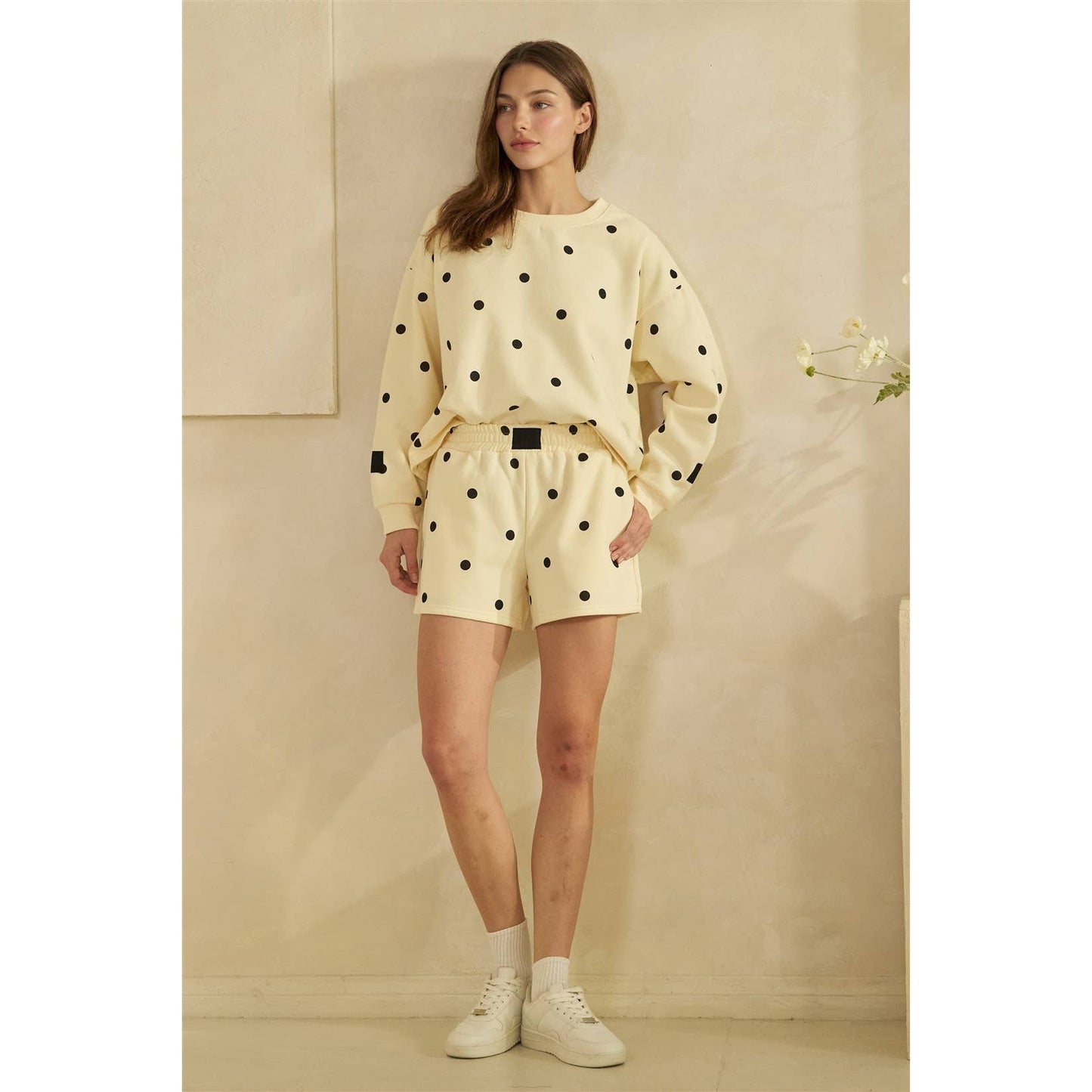 Printed Lounge Shorts: H. Grey/Red Heart / M
