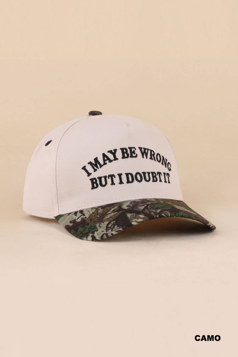 Two Tone Snapback Hat: ASH MOCHA-200434 / OS