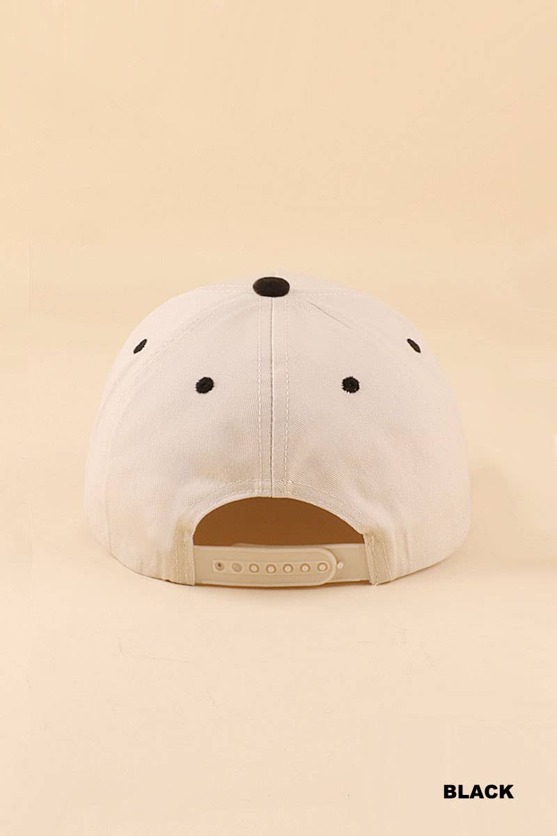 Two Tone Snapback Hat : CAMO-198865 / OS