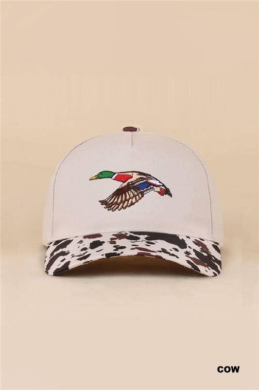 Mallard Two Tone Cotton Hat - Zenana: CAMO-197351 / OS
