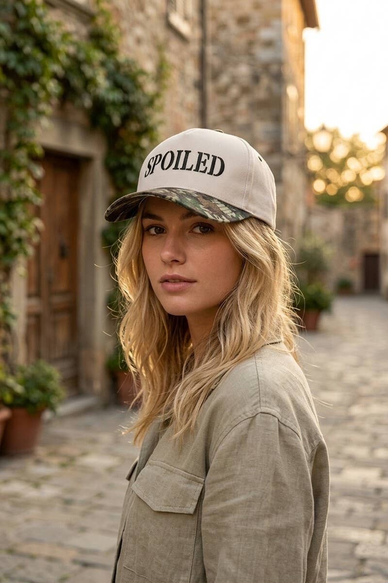 Two Tone Snapback Hat : CAMO-199777 / OS