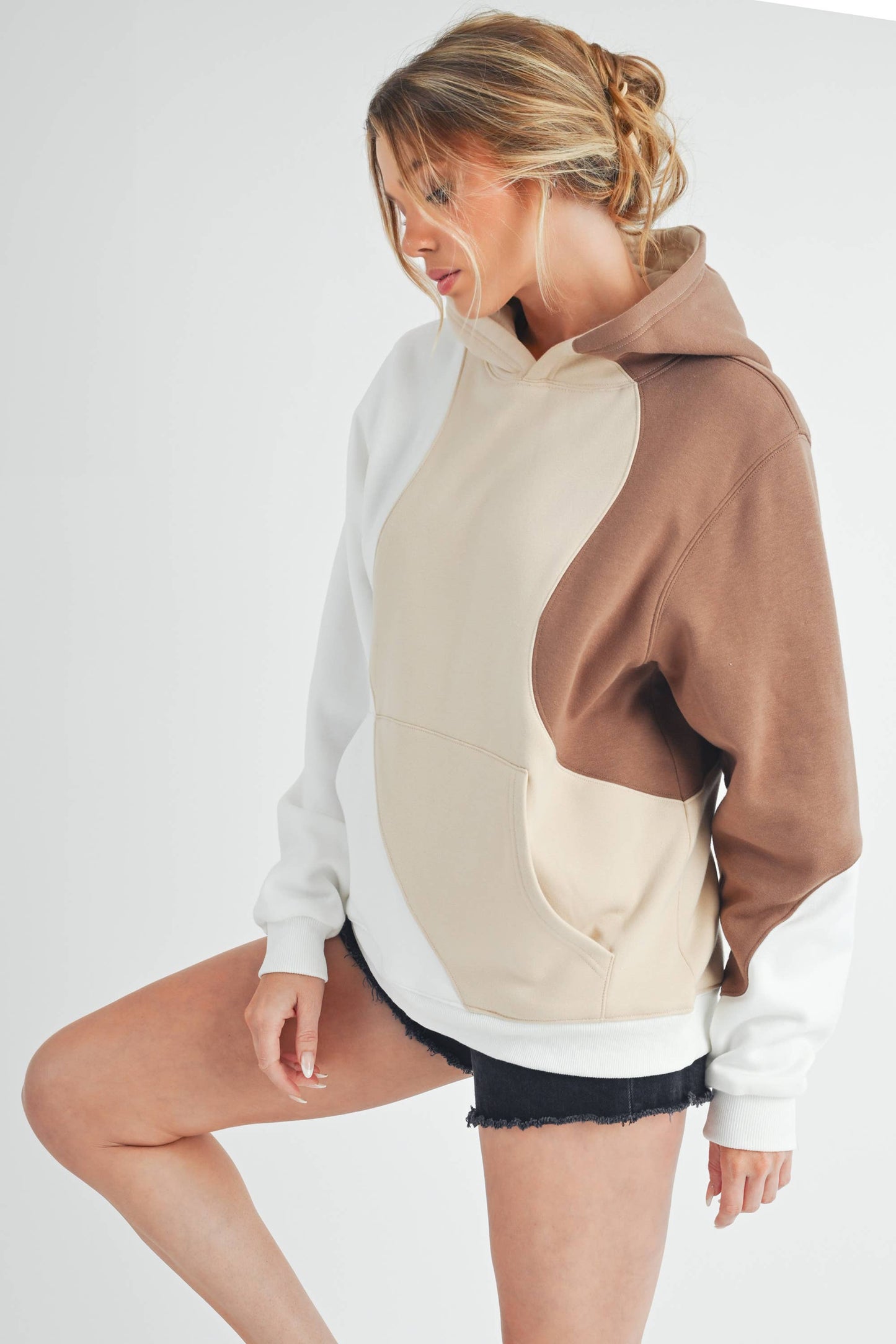 987EK Wavey Hoodie: Gray / Contemporary / L