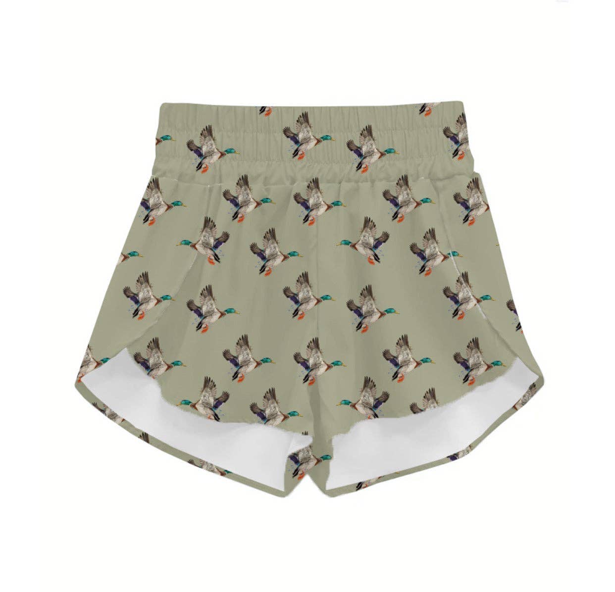 Green Duck Shorts: Large
