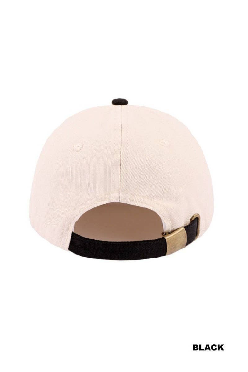 0414 Mallard Two Tone Cotton Hat SI-29715: FLORAL-197352 / OS