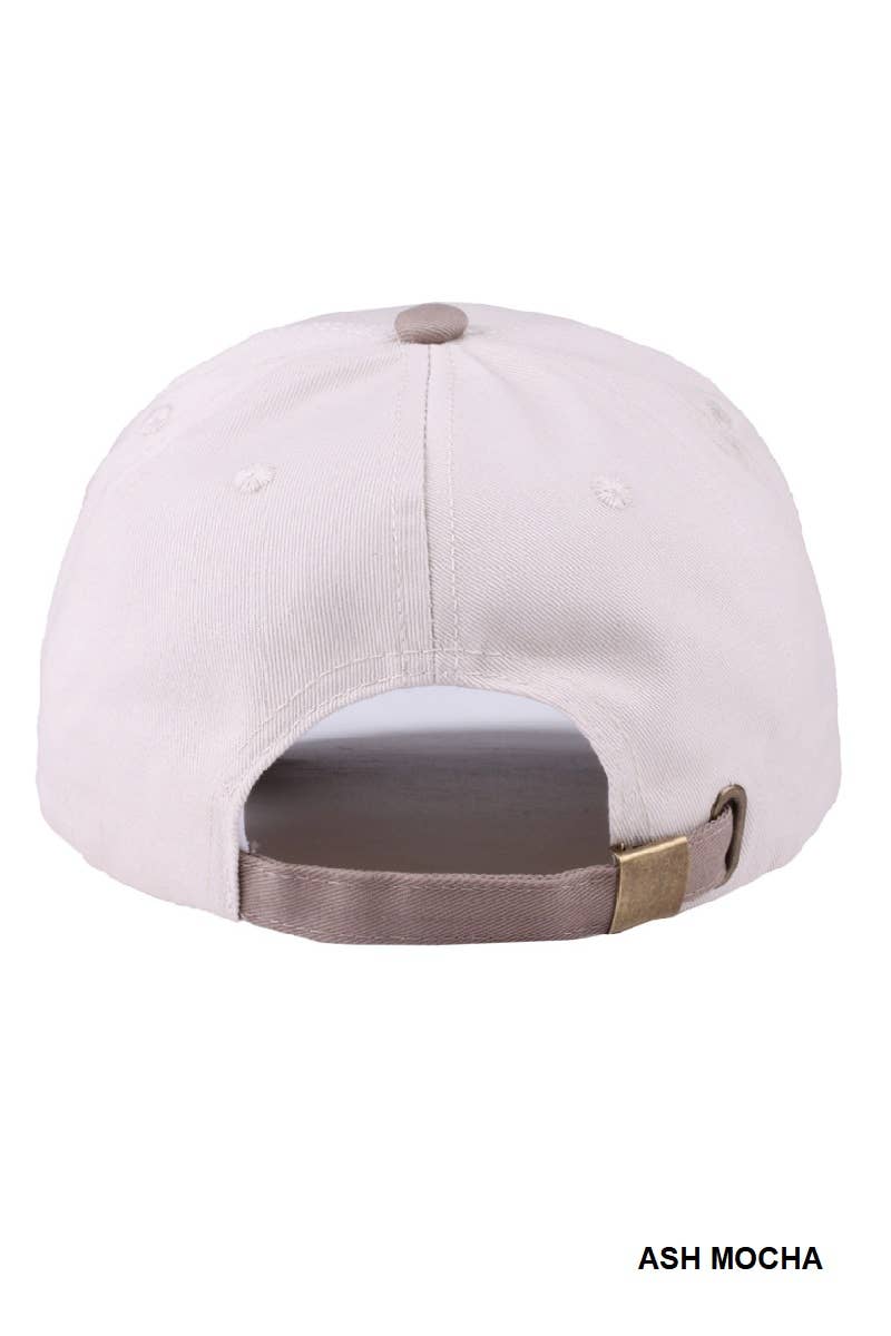 Put It On My Husband's Tab Two Tone Canvas Cap: DK FOREST-186388 / OS
